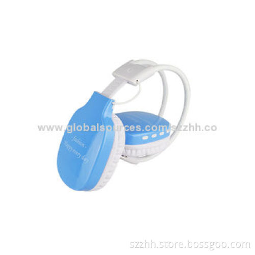 Portable Wireless Headphones, Support TF Card/FM Radio/MP3 Music Playback